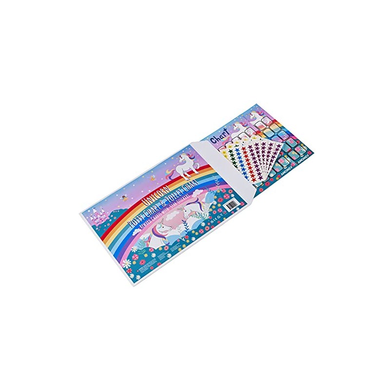 Amonev Unicorn Potty Training Reward Chart and Toilet Training Reward