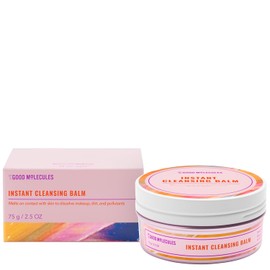 Good Molecules Instant Cleansing Balm 75g/2.5oz - Facial Cleanser and Makeup Remover with Shea Butter, Sea Buckthorn, and Camellia Oils to Cleanse and Hydrate - Skin Care For Face and Eyes
