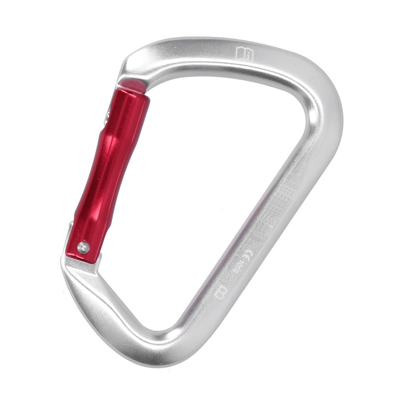 25KN Climbing Carabiner DShape Buckle Safety Equipment for Mountaineering HighAltitude