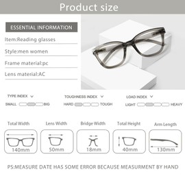 JOSCHOO Reading Glasses 3 Pack Blue Light Blocking Readers Spring Hinge Glasses for Reading for Men and Women (3 Mix Clour-4, 3.0, x)