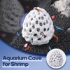 Shrimp Hide Cave for Aquarium,Fish Tank Hideout with Sucker,Fish Tank