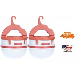 Crazyfire 2 PCS of Rechargeable LED Lights for  Camping/Hiking