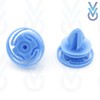 VVO Fasteners Plastic Side Body Moulding Clip Blue Pack of