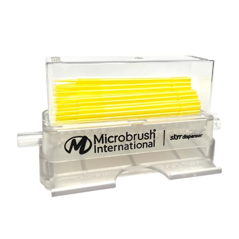 Microbrushes (Dispenser, Yellow)