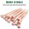 Keadic 180Pcs Wood Golf Tees Assortment Set, 1-5/8” 3-1/4" 2-3/4"