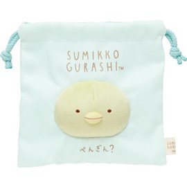 CA50602 Sumikko Gurashi Sumikko Love Series Fluffy Face Drawstring Penguin?
