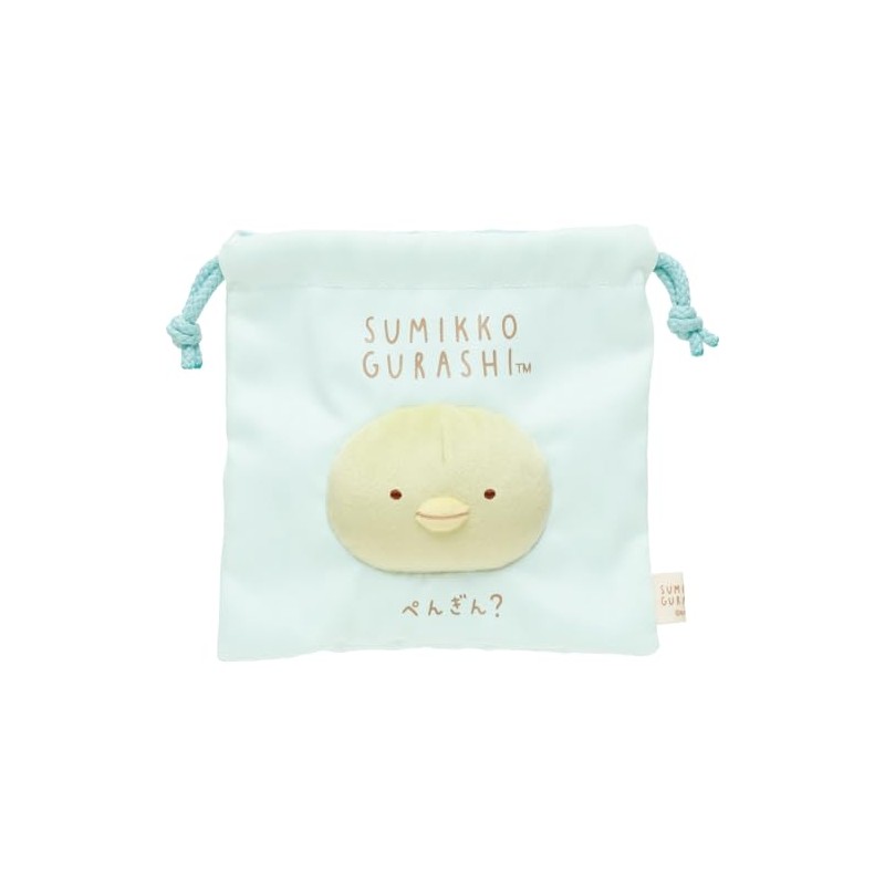 CA50602 Sumikko Gurashi Sumikko Love Series Fluffy Face Drawstring Penguin?