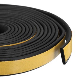 uxcell Weather Stripping 5/8" W x 1/8" T x 26ft L Adhesive Door Window Seal Strip Foam Seal Tape for Doors Window Insulation