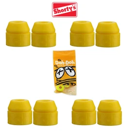 Shortys (10pr) Doh Doh Yellow 92a Skateboard Bushings