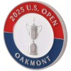 2025 US Open (Oakmont) -FLAT- Large TWO SIDED Logo Golf