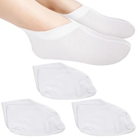 Hydrating Overnight Moisturising Socks 6-Pack - Breathable and Comfortable Cotton Socks for Softening & Healing Cracked Heels, Perfect for Home Use
