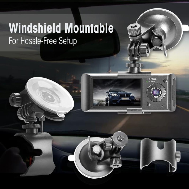 Pyle 2.7’’ Dash Cam Rearview Mirror - Digital Screen w/