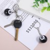 2 PCS 8 Ball Keychain Billiards Ball Keyring Creative Number