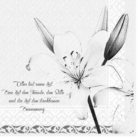 Mank Tissue Deluxe Mourning Napkins 40 x 40 cm Premium Disposable Napkin Absorbent Perfect for Funeral Parties Pack of 50 Farewell White Black