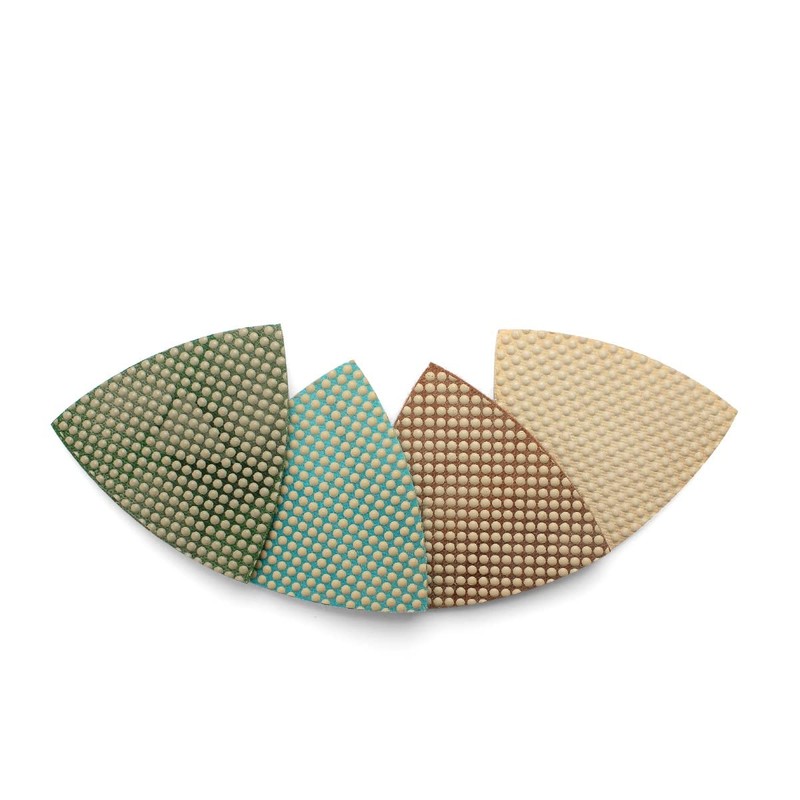 Diamond Triangular Polishing Pads Glass Triangular Sanding Pads, for Concrete