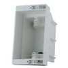 iMBAPrice IMBA-DVFR1W-2 Recessed Electrical Outlet Mounting Box with Paintable White