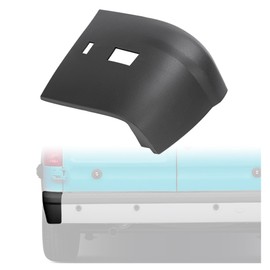 KUAFU Rear Bumper End Cap Compatible with 2010-2013 Ford Transit Connect XL XLT Premium Corner Cap Plastic(PP) Passenger Side Black Replacement for 9T1Z17F774CB FO1104133