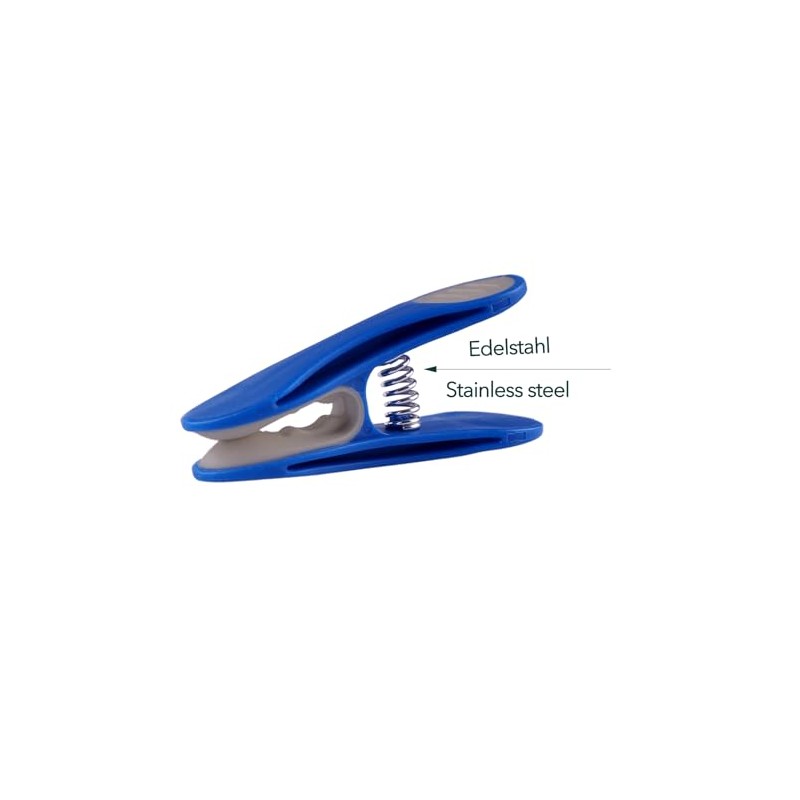 24 Clothes Pegs Laundry Clips with Spiral Springs Made of