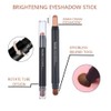 Midnight Sapphire Eyeshadow Stick with Brush – Metallic Shimmer, Cream