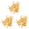 Totority 15pcs Golden Beetle Model Toys Fake Plastic Beetle Lifelike
