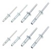 eMagTech 40PCS Internal Lock Dome Head Structural Rivets Grip Range