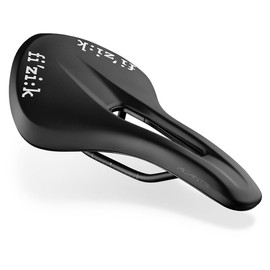 Fizik Tempo Aliante R5 Road Bike Saddle Carbon Reinforced Shell with Alloy Rails 155mm Width - Black