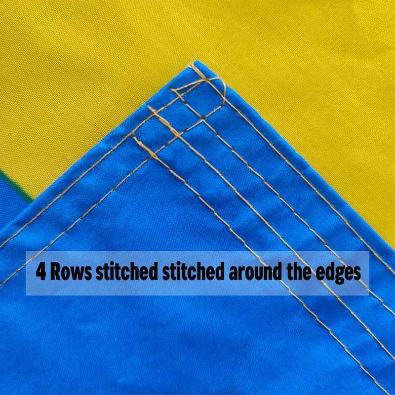 Hypoth Double Sided Ukraine Trident Flag 3x5 FT Outdoor- UV
