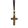 Intercession Cross Necklace, Walnut