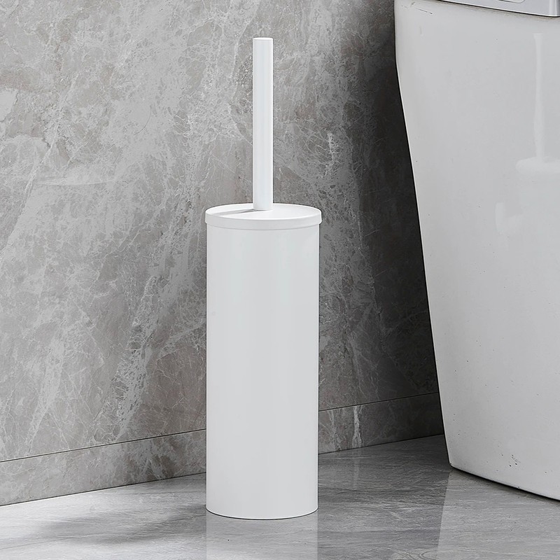 FALANGSHI FR07 Stainless Steel Toilet Brush and Holder Set, Brushed