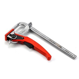 FINDBUYTOOL Fast Ratcheting Clamp for MFT Table & Guide Rail System, Ergonomic Quick-Release Clamp (6-5/8" to 2-5/16" Capacity) – Woodworking, Cutting, Sawing (6-5/8 x 2-5/16)