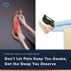 Copper Compression Plantar Fasciitis Night Splint Sock. Supports Dorsal Drop