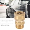 2Pcs Pure Copper M22 High Pressure Washer Fitting Adapter 3/8