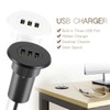 USB Built-in Socket, 3 Port USB Table Hub Desktop, 3.1
