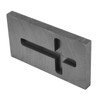 Cross Graphite Ingot Mold High Purity Prevent Corrosion Metal Casting