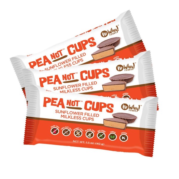 Vegan, Gluten Free, Nut Free |Large Chocolate PeaNot Butter Cups
