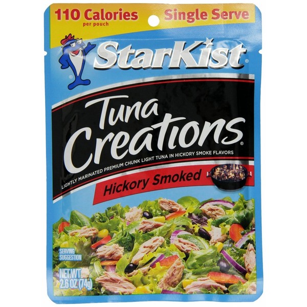 Starkist Tuna Creations, Hickory Smoked, Single Serve 2.6-Ounce Pouch (Pack of 25)
