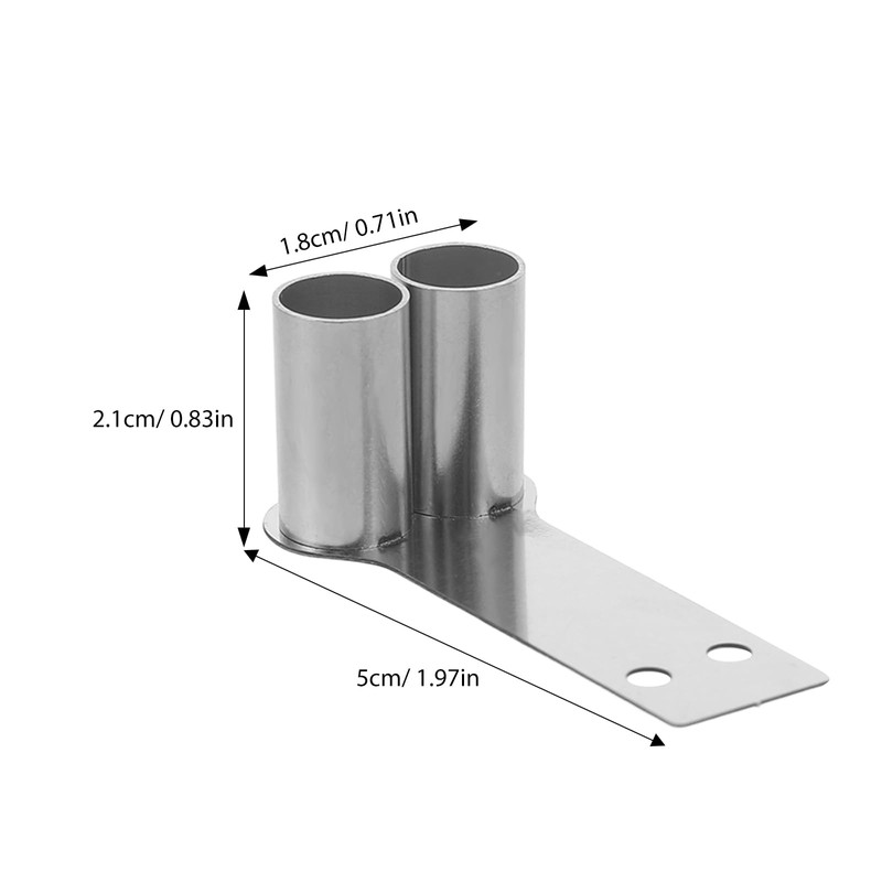 ibasenice Replacement 1:10 RC Car Simulation Exhaust Pipe Double Pipe,
