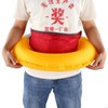 Adjustable Inflatable Life Jacket Belt With Reflective Tapes and Whistle