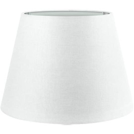 Wogati® Lampshade, Various Sizes and Colours, Colour: White / Size: L | E14 | Cotton | Lampshade Floor Lamp + Lampshade Pendant Lamp + Lampshade for Table Lamp