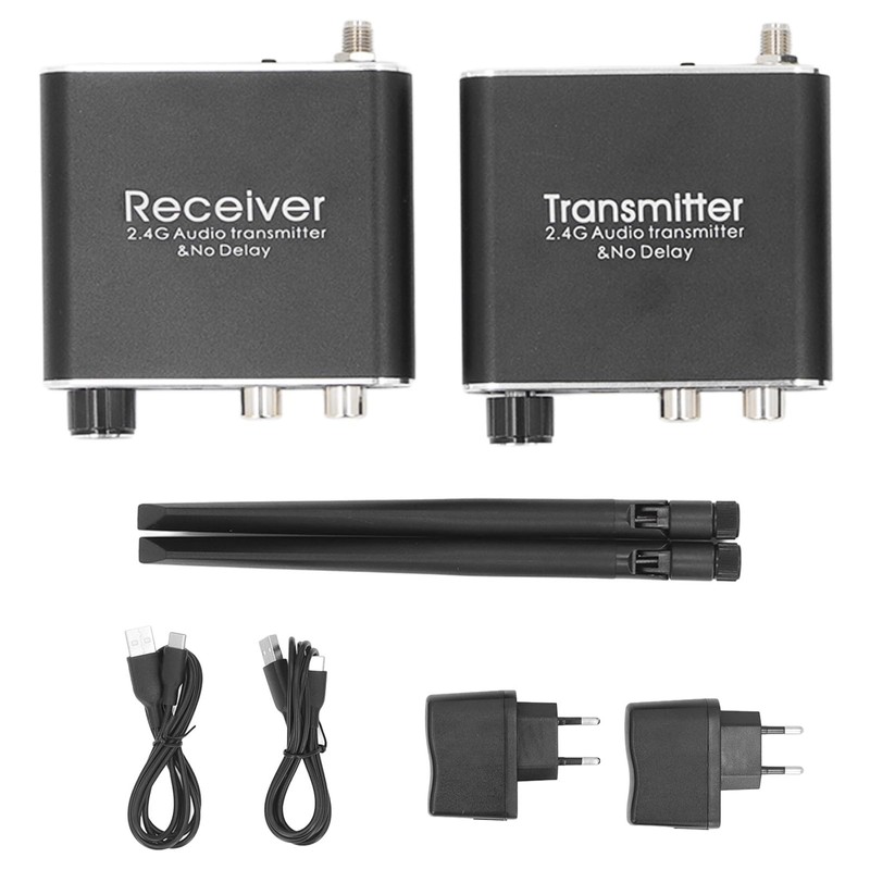 Wireless Audio Transceiver 2.4G Wireless Adapter No Delay for Home