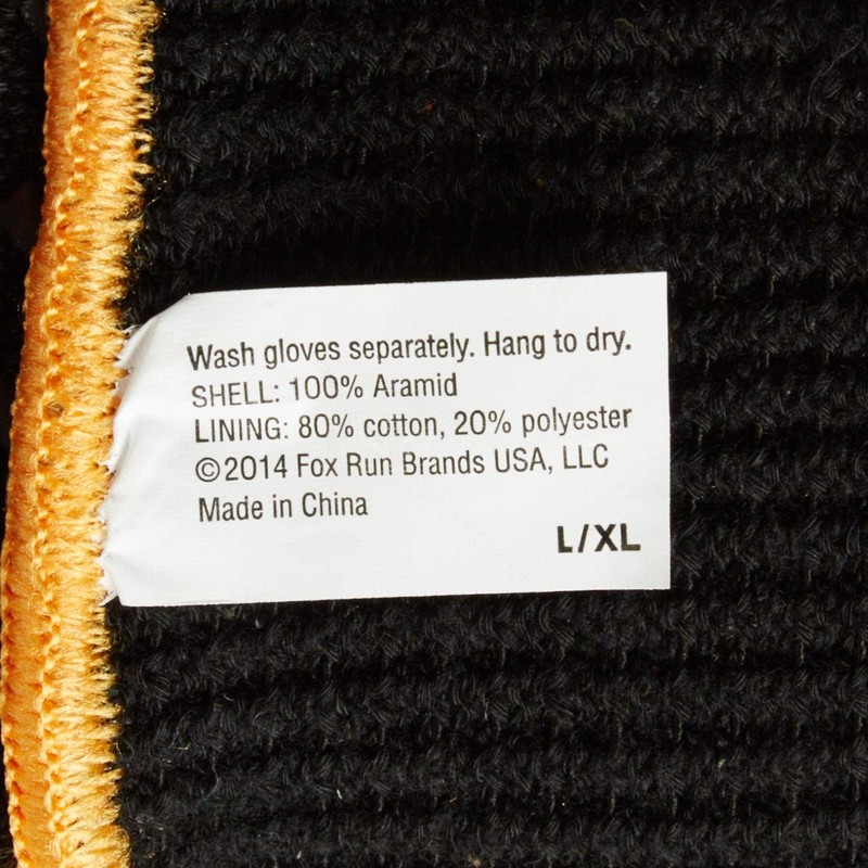 Outset Professional High Temperature Grill Glove, Large-Extra Large, Black