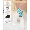 ZFSOCK Women's Cotton Crew Socks: Breathable Cotton Socks with Comfort