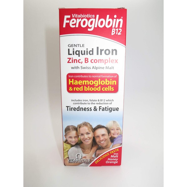 Feroglobin Vitabiotics -B12 Iron Supplement Liquid 200Ml by Feroglobin
