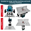 Router Table Insert Plate, 2 in 1 Woodworking Bench Flip