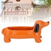 Dachshund Succulent Pot Adorable Efficient Drainage Versatile Lightweight Resin Dog