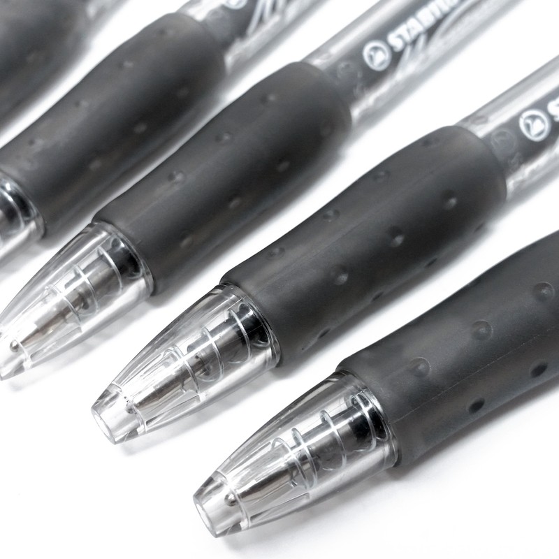 STABILO Marathon Retractable Ballpoint - Extra Large Ink Reservoir -