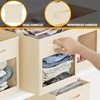 SpaceAid Storage Cubes with Clear Windows, Set of 6 Fabric
