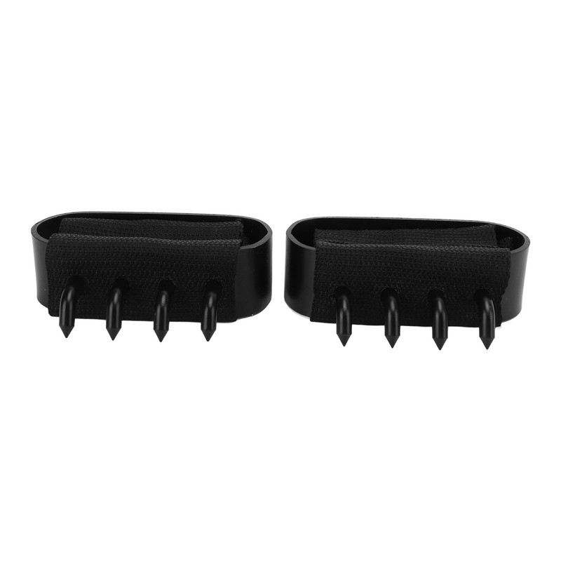 1 Pair/set 4 Tooth Spikes Crampon Hooks Wristband Durable Outdoor