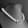 Top Ladies of Distinction Sorority Imitation Pearl Letter TLOD Necklace