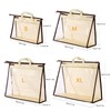 CINPIUK 8 Pack Handbag Dust Bags Clear Purse Storage Organizer